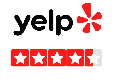4.5 star rating on Yelp