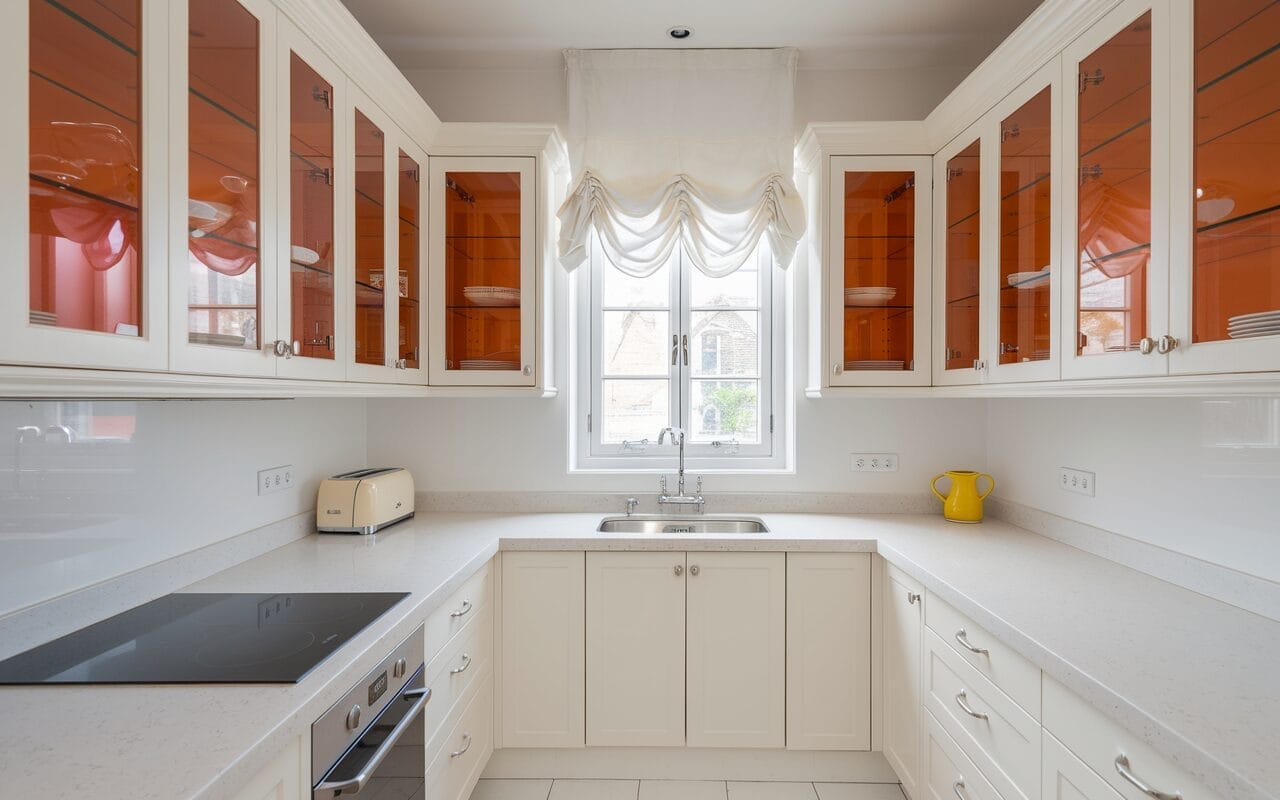 how to refresh old kitchen cabinets by painting interior