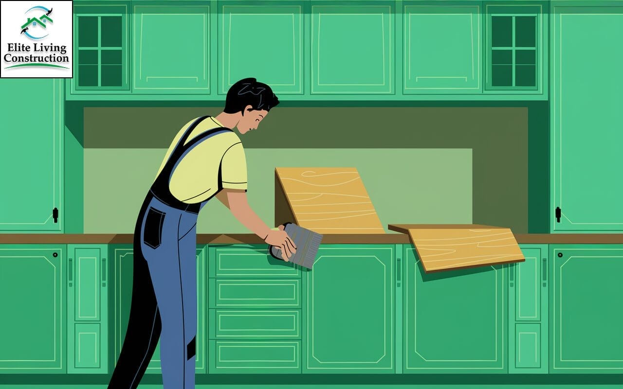 how to refresh old kitchen cabinets